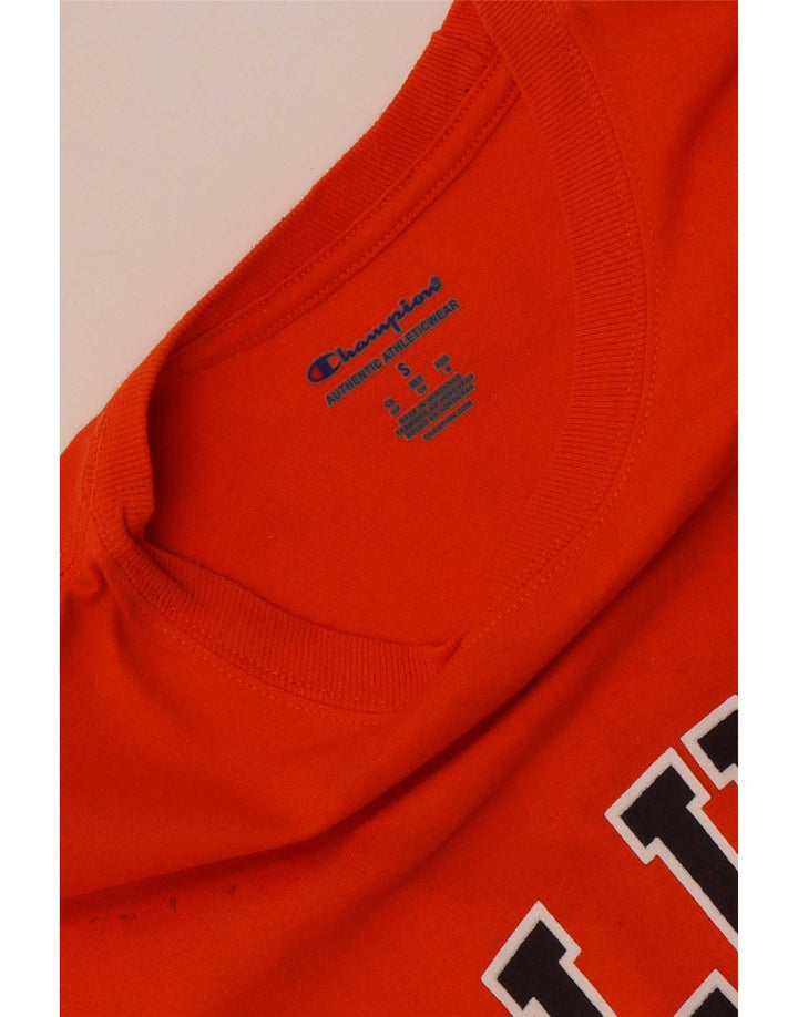 Champion T-Shirt Graphique Illinois Homme Petit Orange
