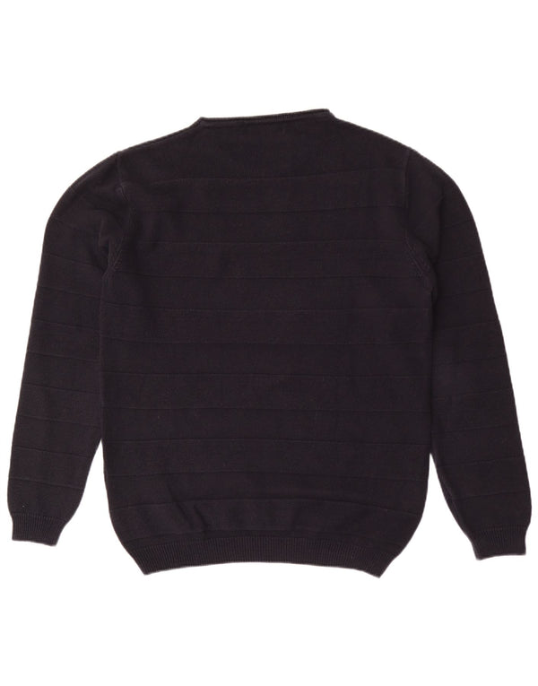 Liu Jo Pull à col rond pour homme XL Bleu marine rayé