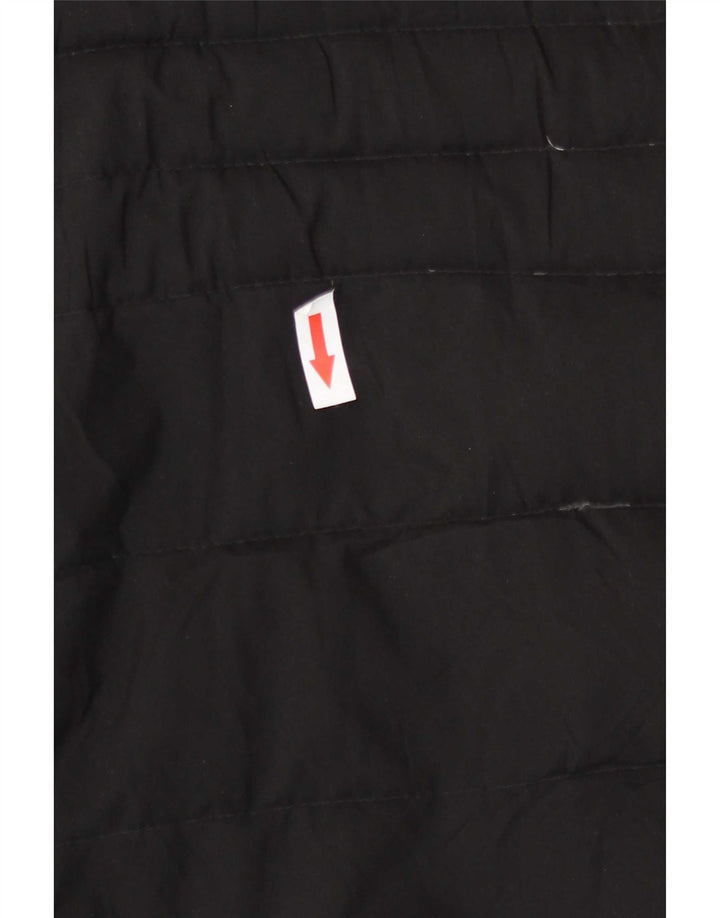 Massimo Dutti Veste matelassée pour femme UK 10 Small Noir Polyester