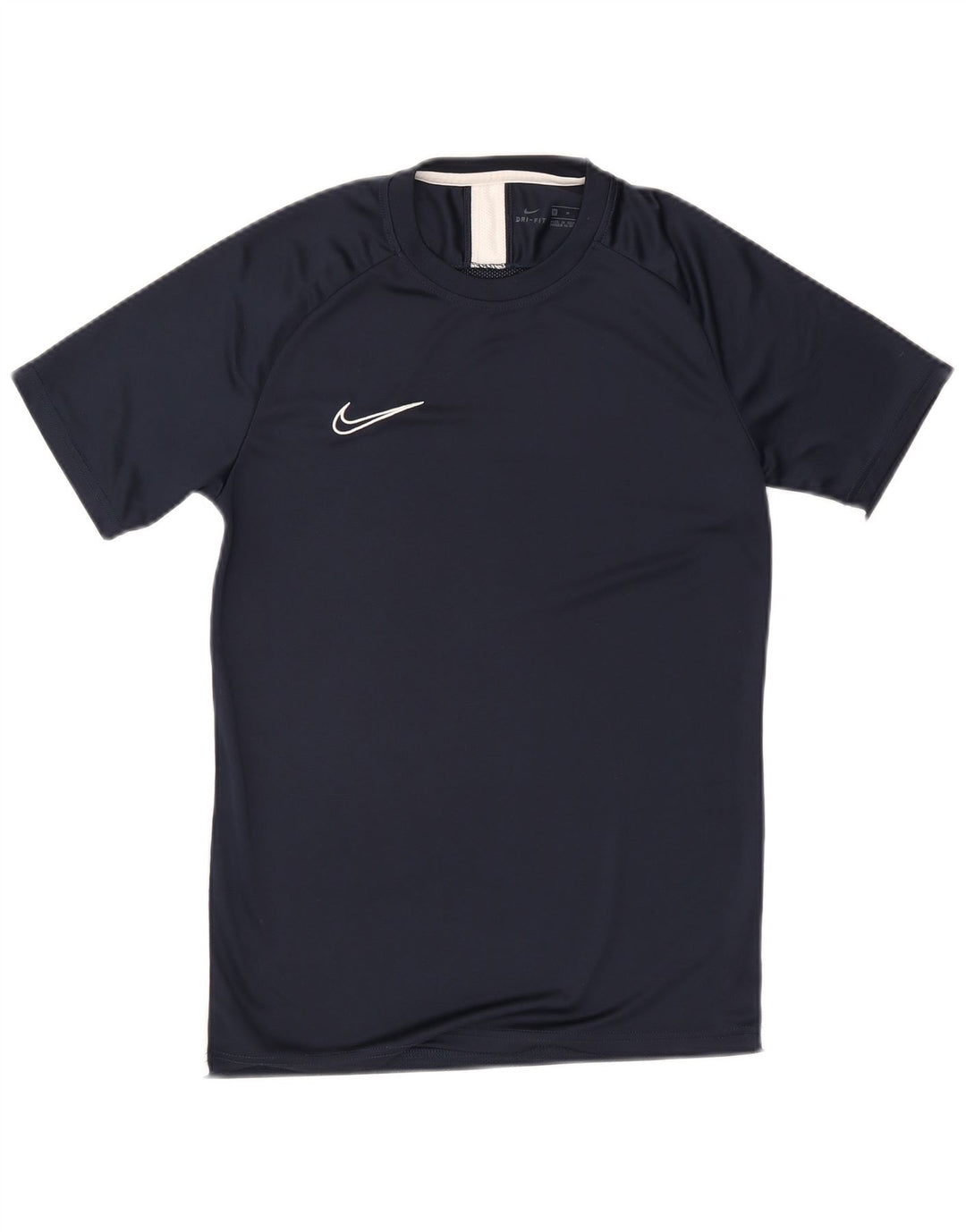 Nike Hommes Dri Fit T-Shirt Haut Bleu Marine Colorblock Polyester