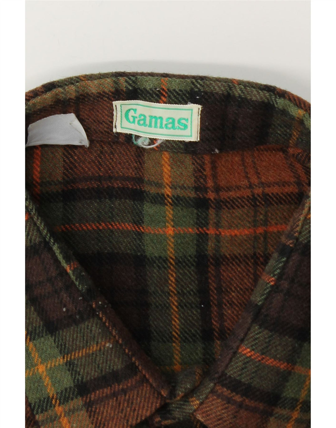 vintage Chemise en flanelle pour hommes XL Brown Check