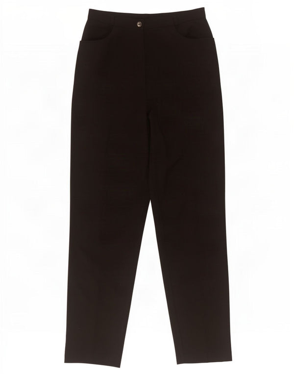 Marks & Spencer Pantalon décontracté taille haute pour femme UK 12 Medium W28 L32 Blac