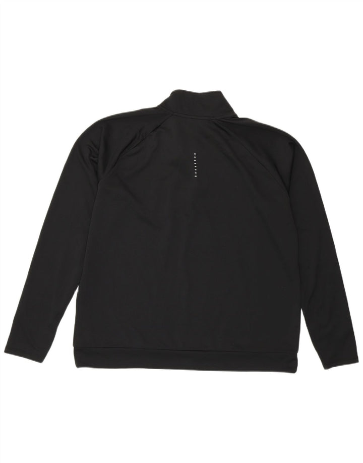 Nike Haut de survêtement Dri Fit Graphic pour femme UK 16 Large Noir