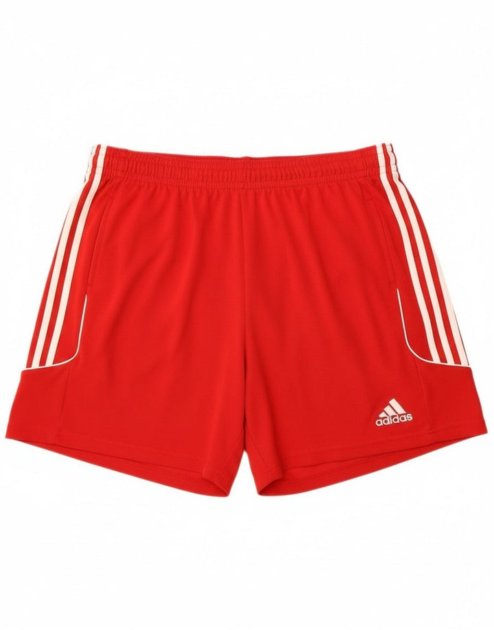 Adidas Short de sport Climalite pour homme XL Rouge Polyester