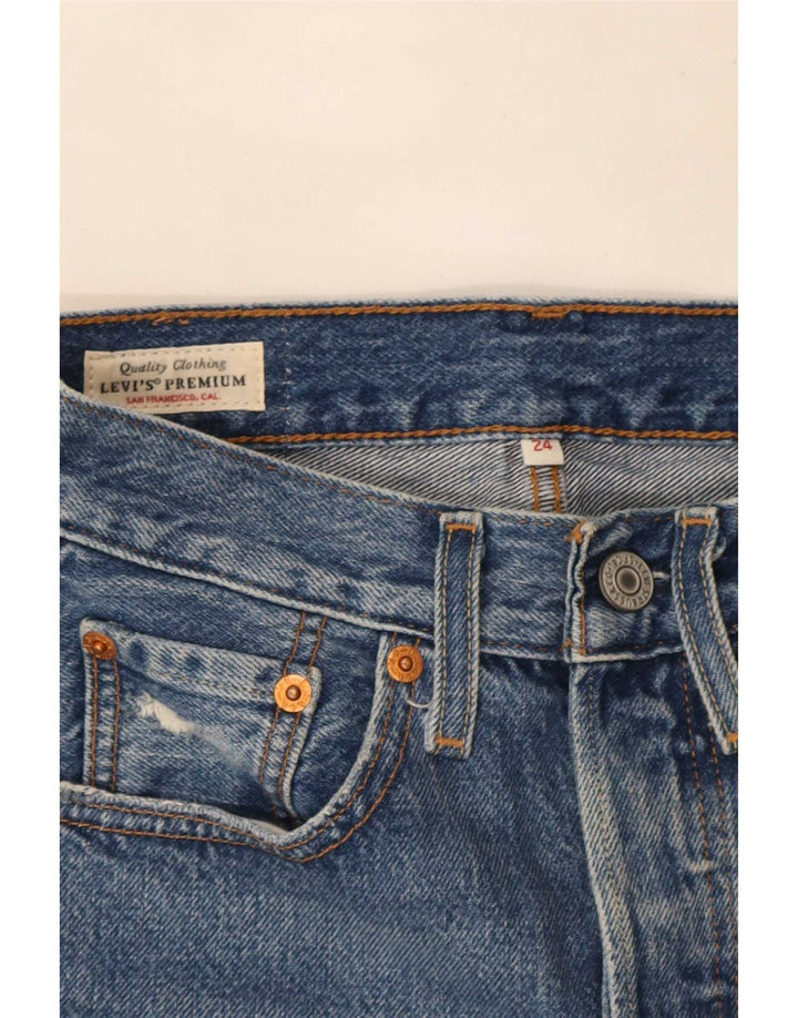 Levi's Jupe en Jean Femme W24 XS Bleu Coton