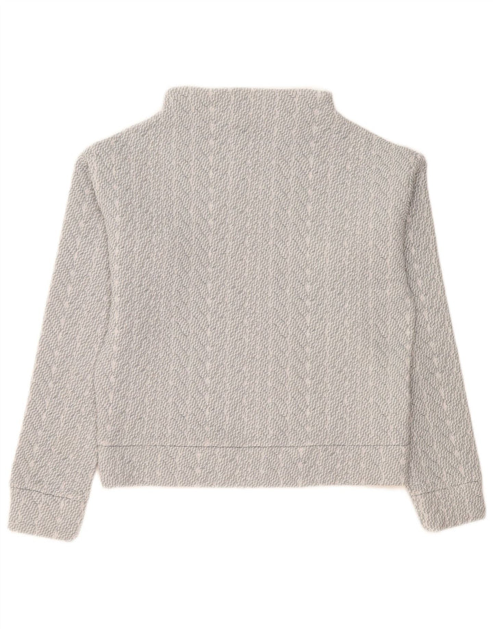 Gap Sweat-shirt surdimensionné pour femme UK 6 XS Gris rayé Polyester