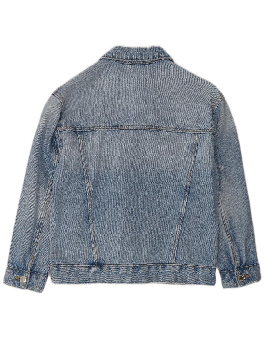 Zara Veste en jean vieilli fille 9-10 ans Bleu