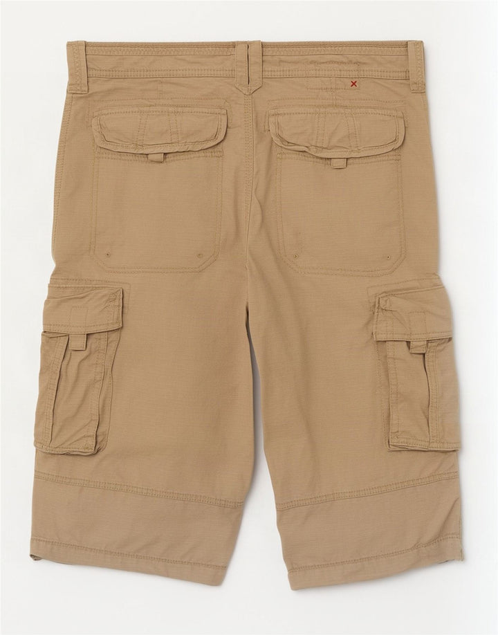 Fat Face Bermuda Cargo Homme W32 Coton Beige Moyen