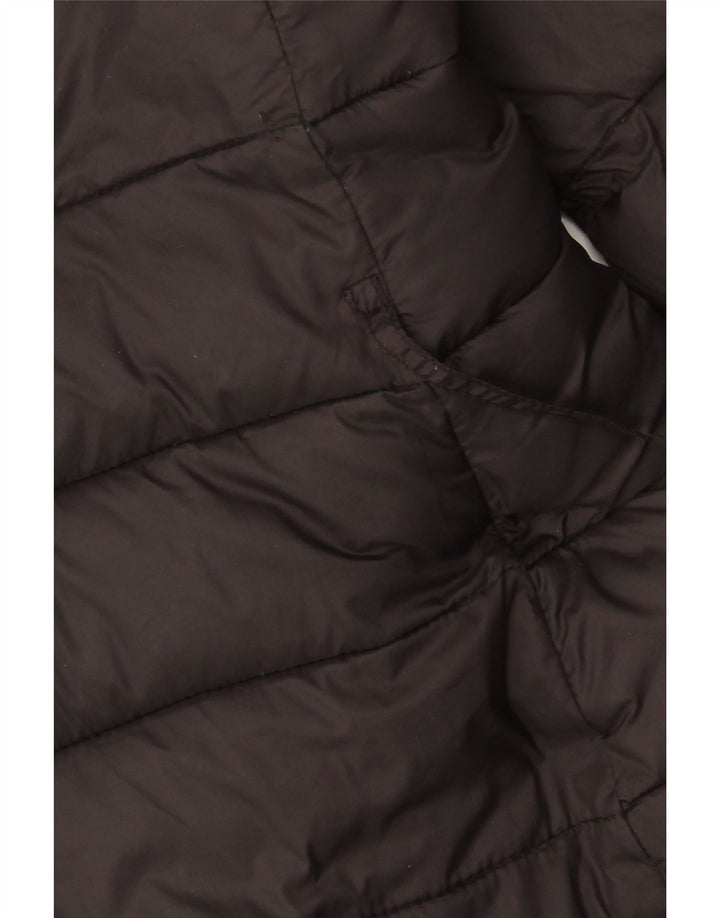 Hobbs Manteau rembourré surdimensionné à capuche pour femme UK 10 Petit nylon noir