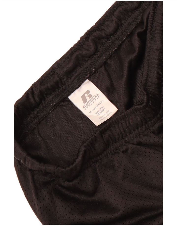 Russell Athletic Short de sport pour garçon 10-11 ans Noir moyen Polyester