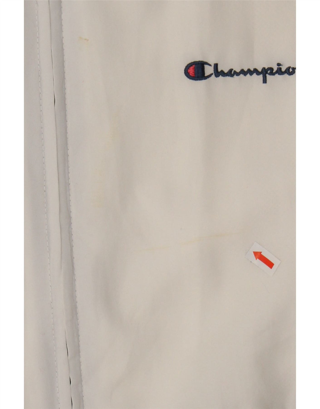 CHAMPION Mens Tracksuit Top Jacket 2XL White Colourblock Polyester Vintage Champion and Second-Hand Champion from Messina Hembry 