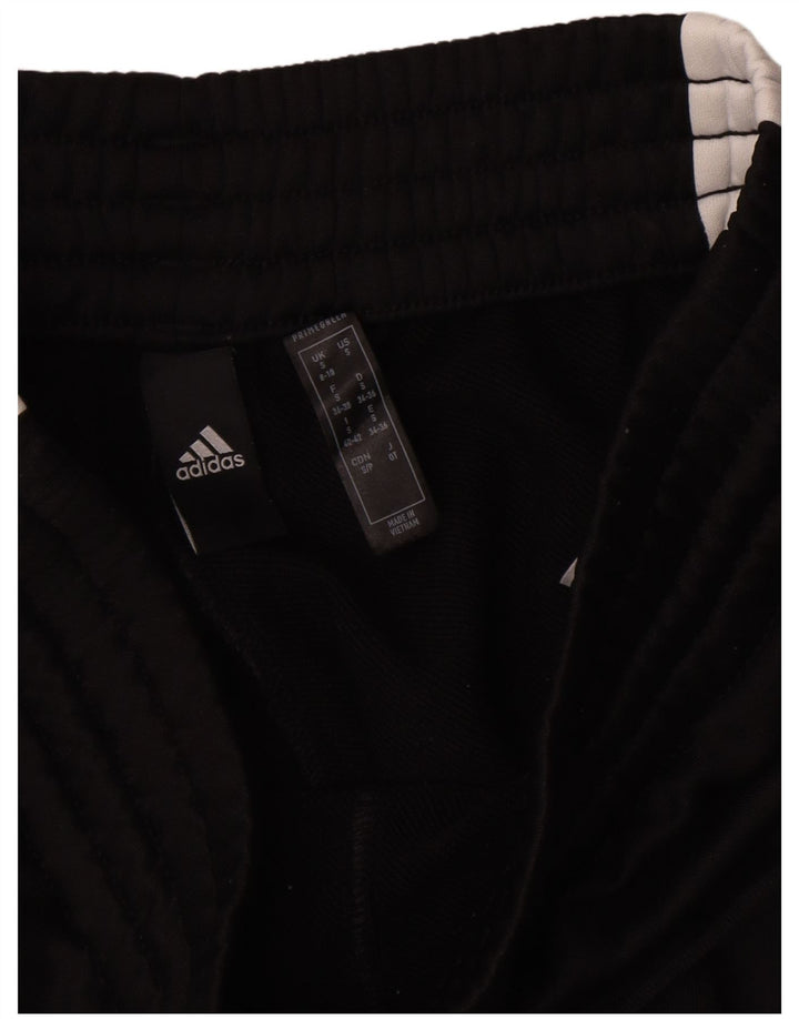 Adidas Pantalon de survêtement pour femme UK 10 Small Noir Colourblock Polyester