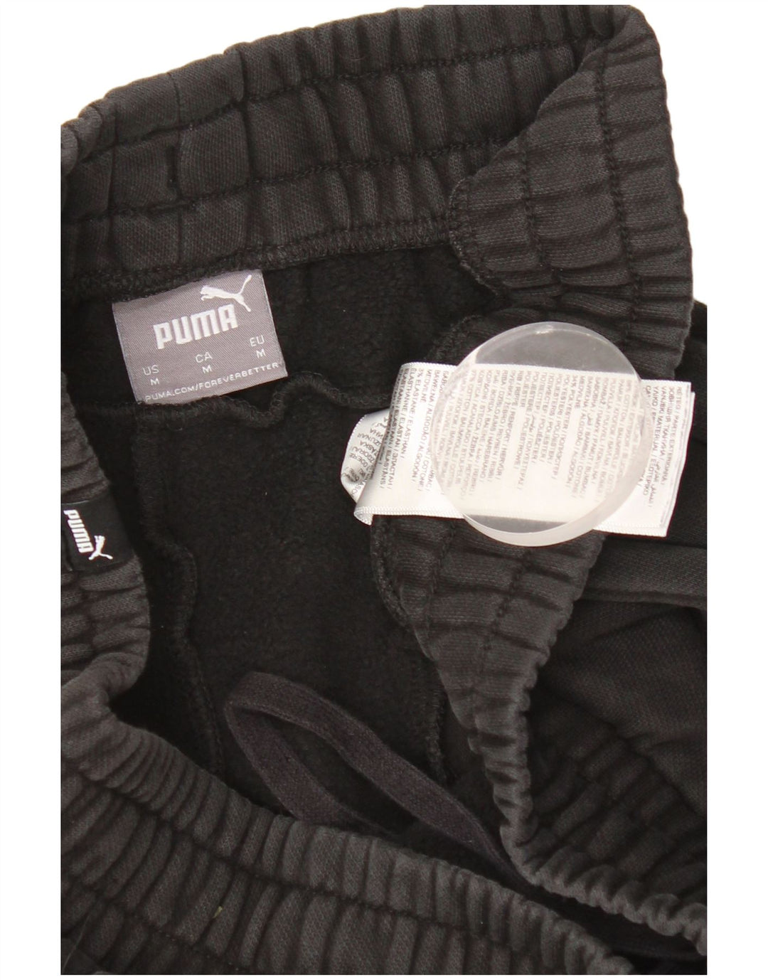 Puma Pantalon de Survêtement Joggers Homme Noir Moyen Coton