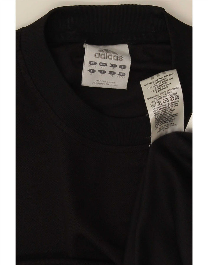 Adidas T-shirt pour homme UK 36/38 Petit Noir Polyester