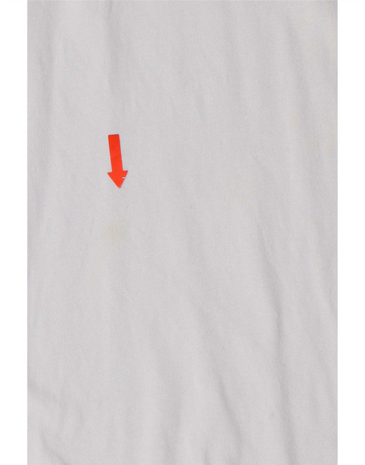 Reebok T-Shirt Graphique Homme Top 2XL Bleu Coton