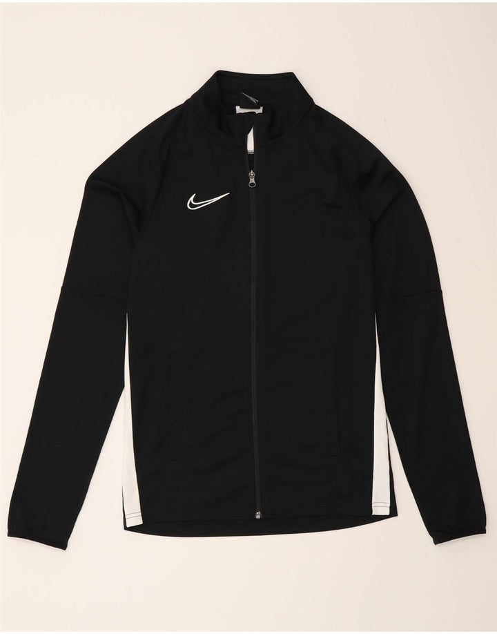 Nike Hommes Dri Fit Survêtement Top Veste Petit Noir Colorblock Polyester
