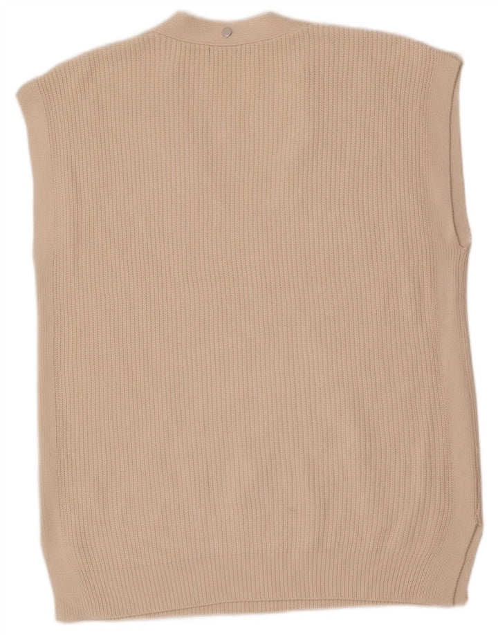Marks & Spencer Débardeur Vest Homme Coton Beige Moyen