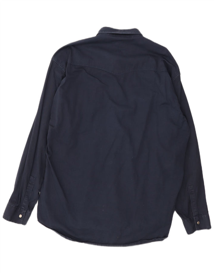 Kantaros Chemise Homme 2XL Bleu Marine Coton