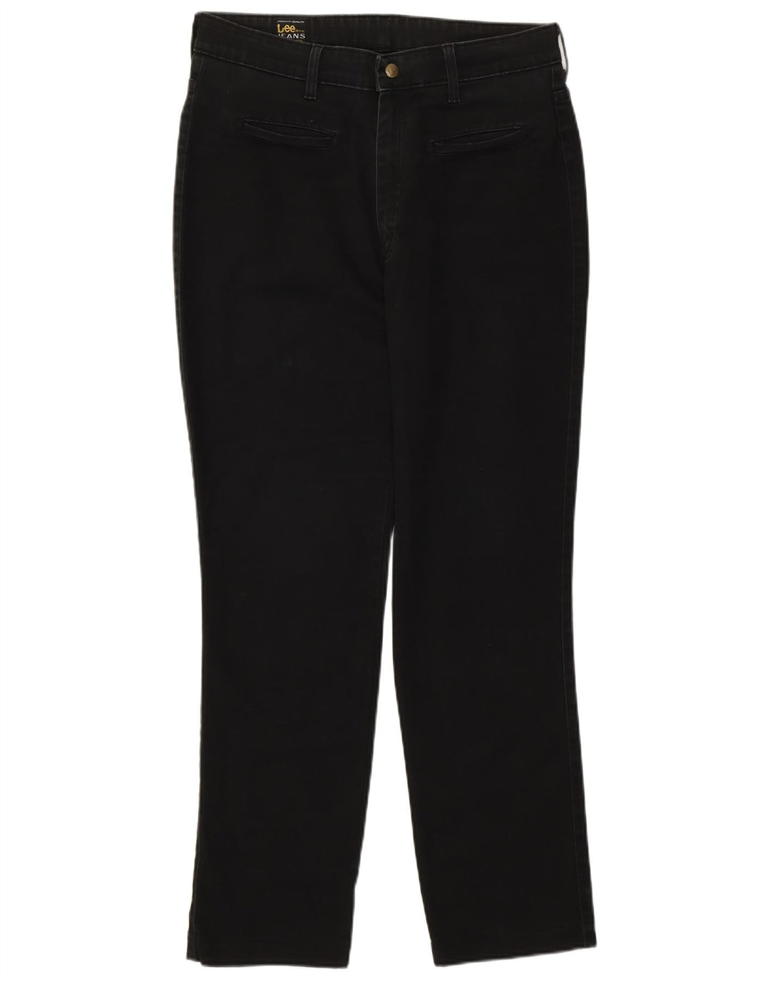 Lee Jean Droit Femme W34 L28 Coton Noir
