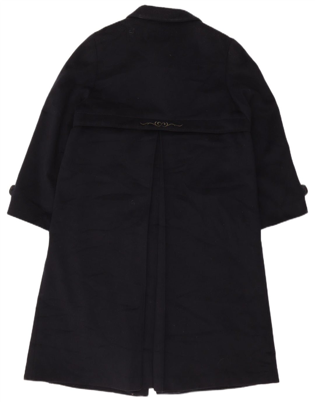 Pischl Manteau Femme UK 44 Laine Bleu Marine Moyen