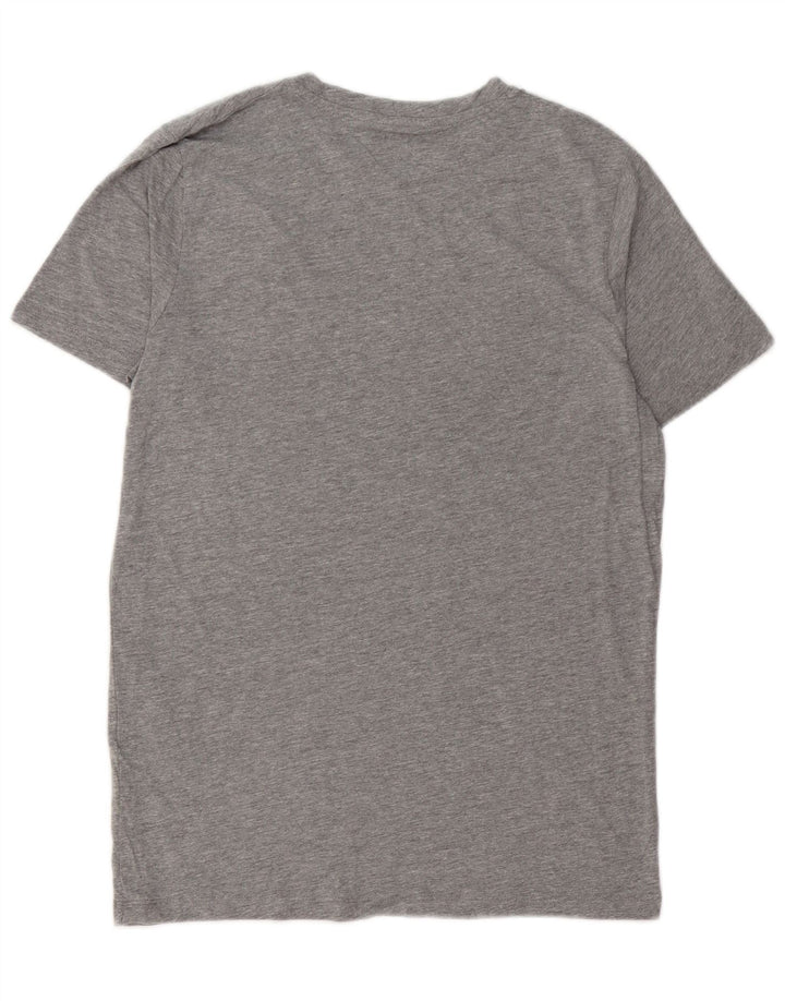 JACK & JONES T-Shirt Graphique Homme Gris Moyen Coton