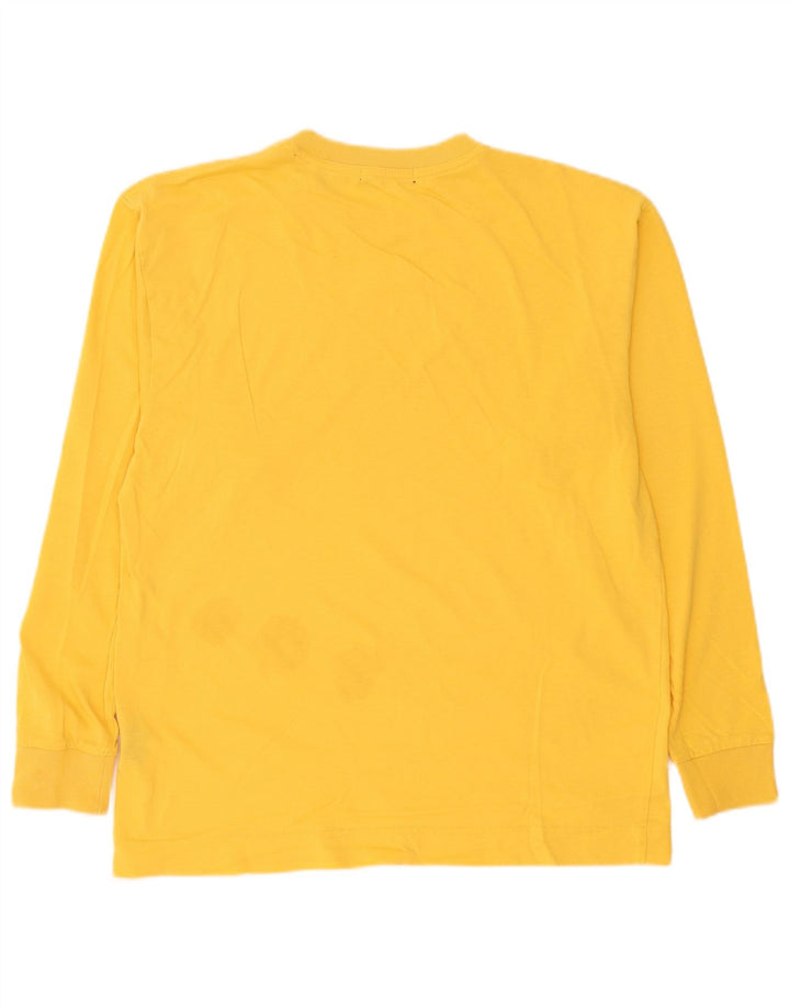 Nautica Haut graphique à manches longues pour homme en coton jaune petit