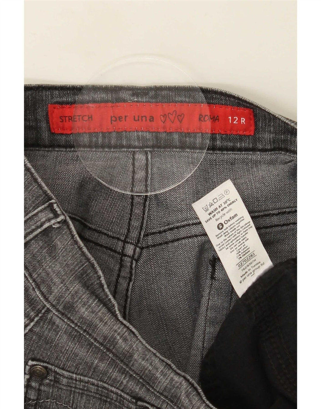 Marks & Spencer Jean bootcut Per Una pour femme UK 12 Medium W30 L30 Gris