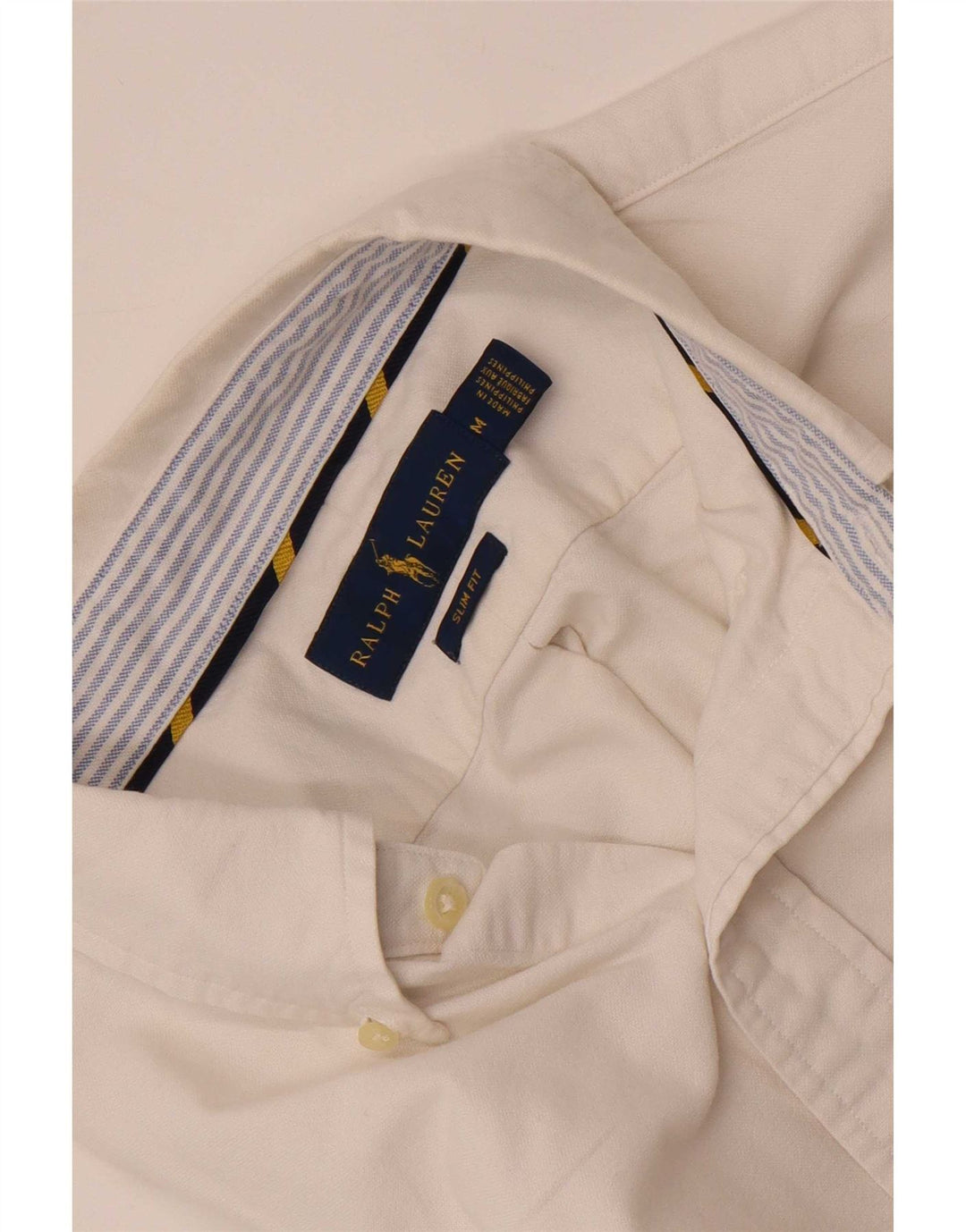 Ralph Lauren Chemise Slim Fit Homme Blanc Moyen