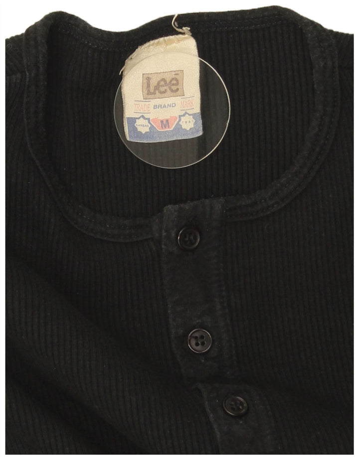 LEE Haut Homme Manches Longues Coton Noir Moyen