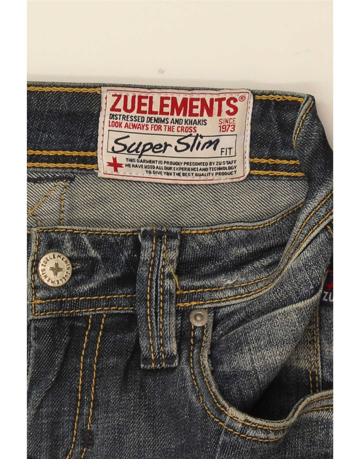Zu Elements Jean skinny effet vieilli W26 L31 en coton bleu pour femme