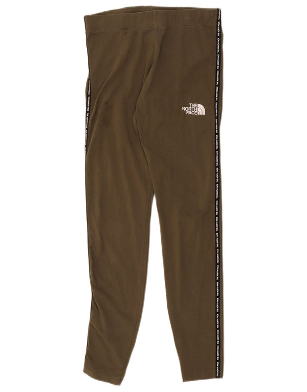 The North Face Leggings graphiques pour femmes UK 8 petit coton colour block kaki