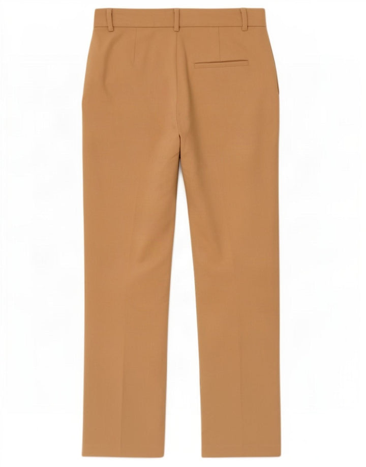 Zara Femme Pantalon De Costume Pegged Moyen W28 L31 Beige Polyester