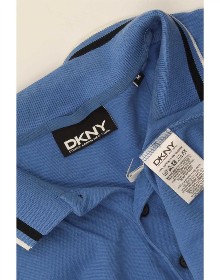 Dkny Polo Homme Bleu Moyen Rayé Coton
