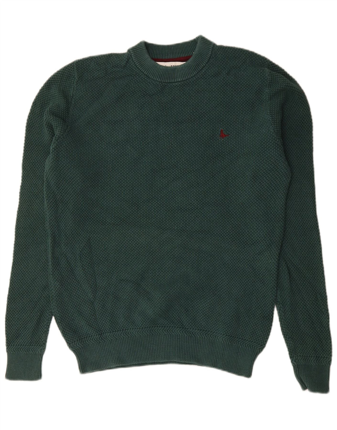 Jack Wills Pull à col rond pour homme en coton vert moyen