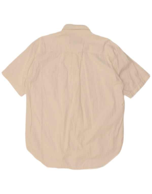 Marlboro Classics Chemise à manches courtes pour homme XL Blanc Coton