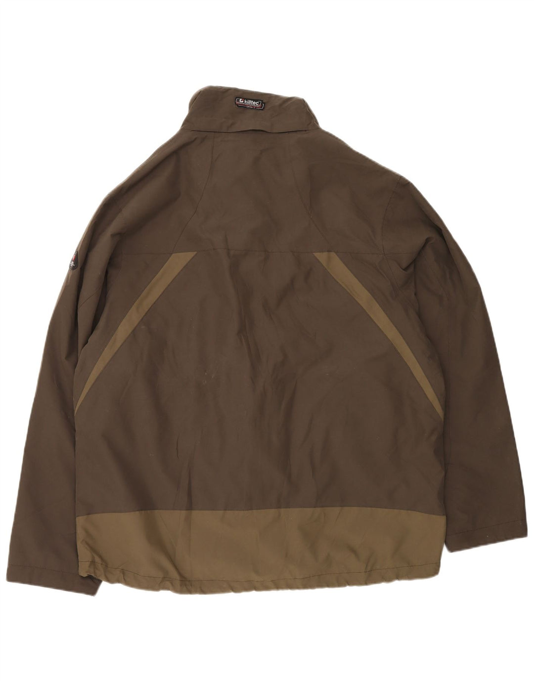 Killtec Veste coupe-vent pour homme UK 44 2XL Kaki Colourblock Polyester