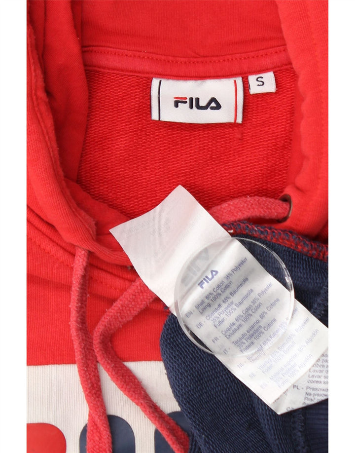 FILA Pull à capuche graphique femme petit color block multicolore
