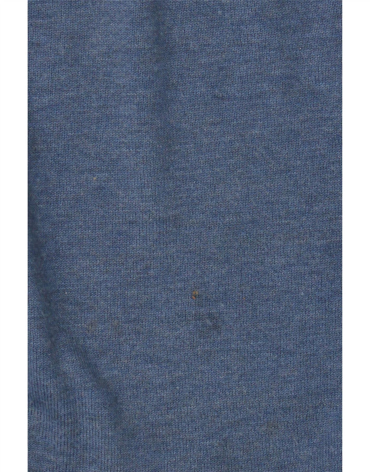 Calvin Klein Pull à col rond pour homme en coton bleu moyen
