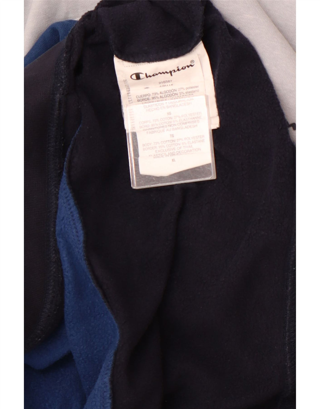 CHAMPION Pull à capuche XL en coton multicolore pour homme