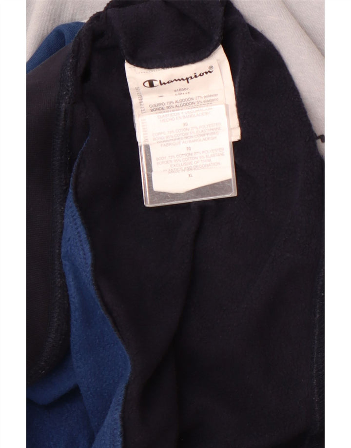 CHAMPION Pull à capuche XL en coton multicolore pour homme