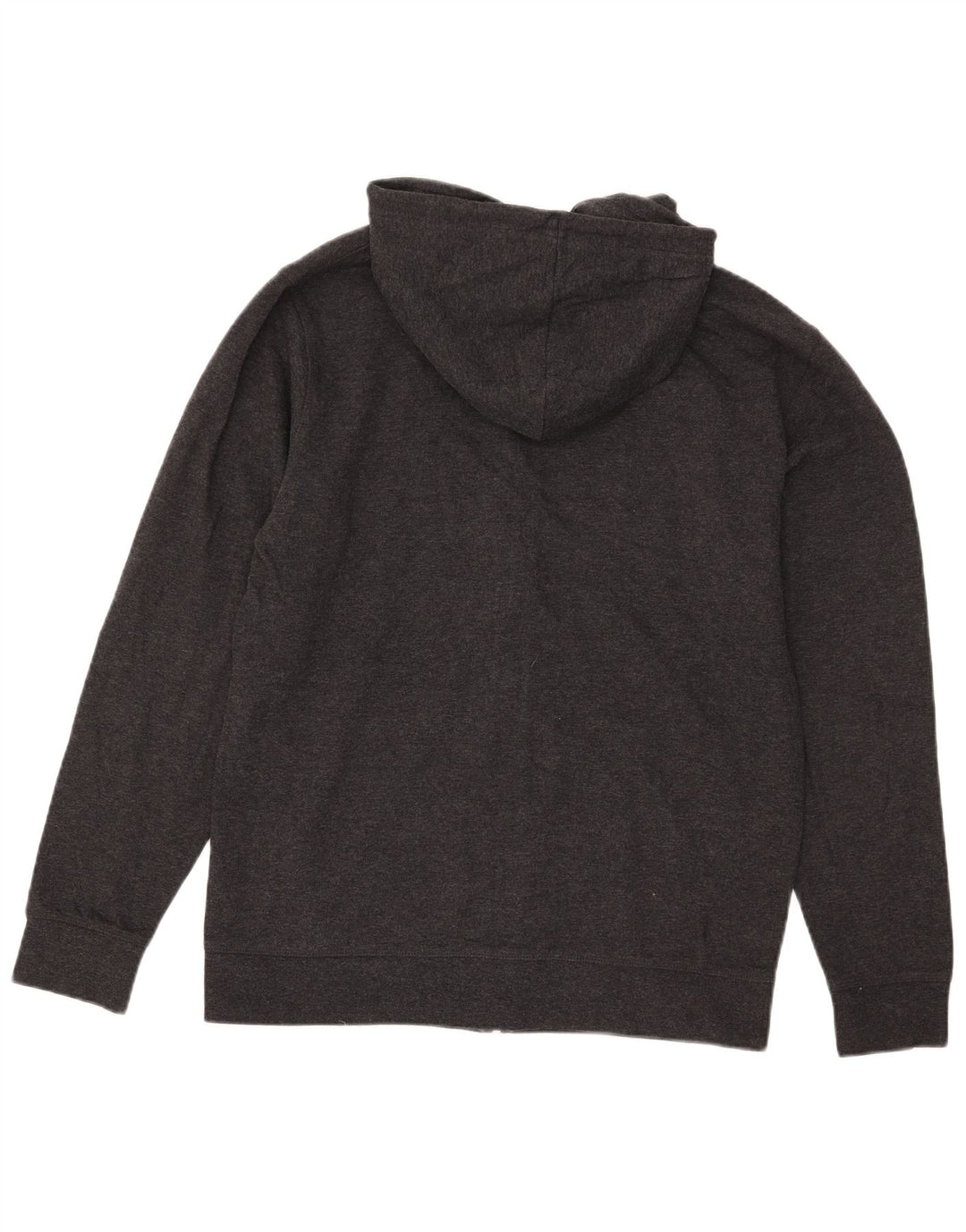 Quiksilver Pull à capuche zippé pour hommes, grand coton gris