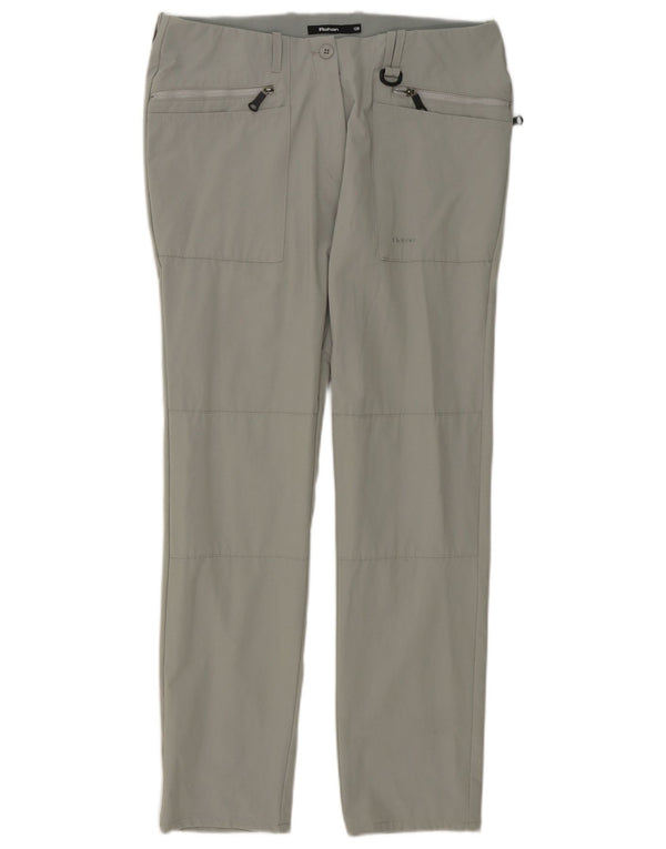 Rohan Pantalon cargo slim pour femme UK 12 Medium W32 L30 Gris Polyamide