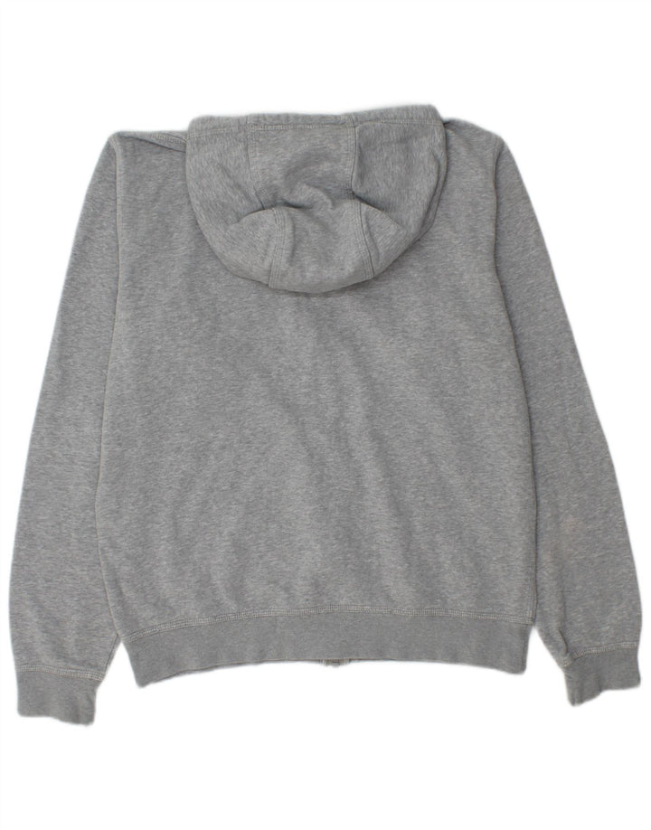 Nike Sweat à capuche zippé en coton moucheté gris moyen pour homme