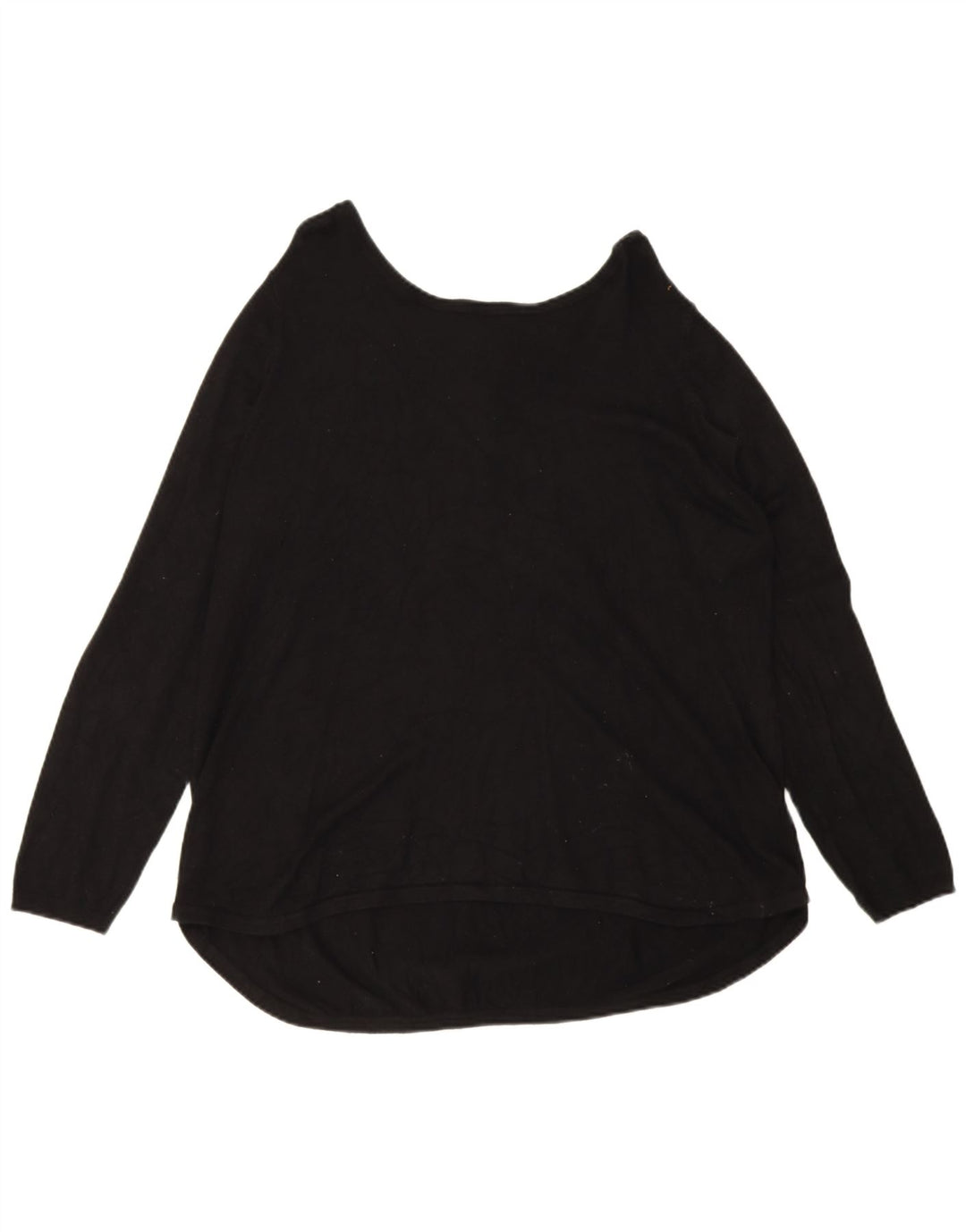 Marks & Spencer Pull à col zippé pour femme UK 16 Large Noir Viscose