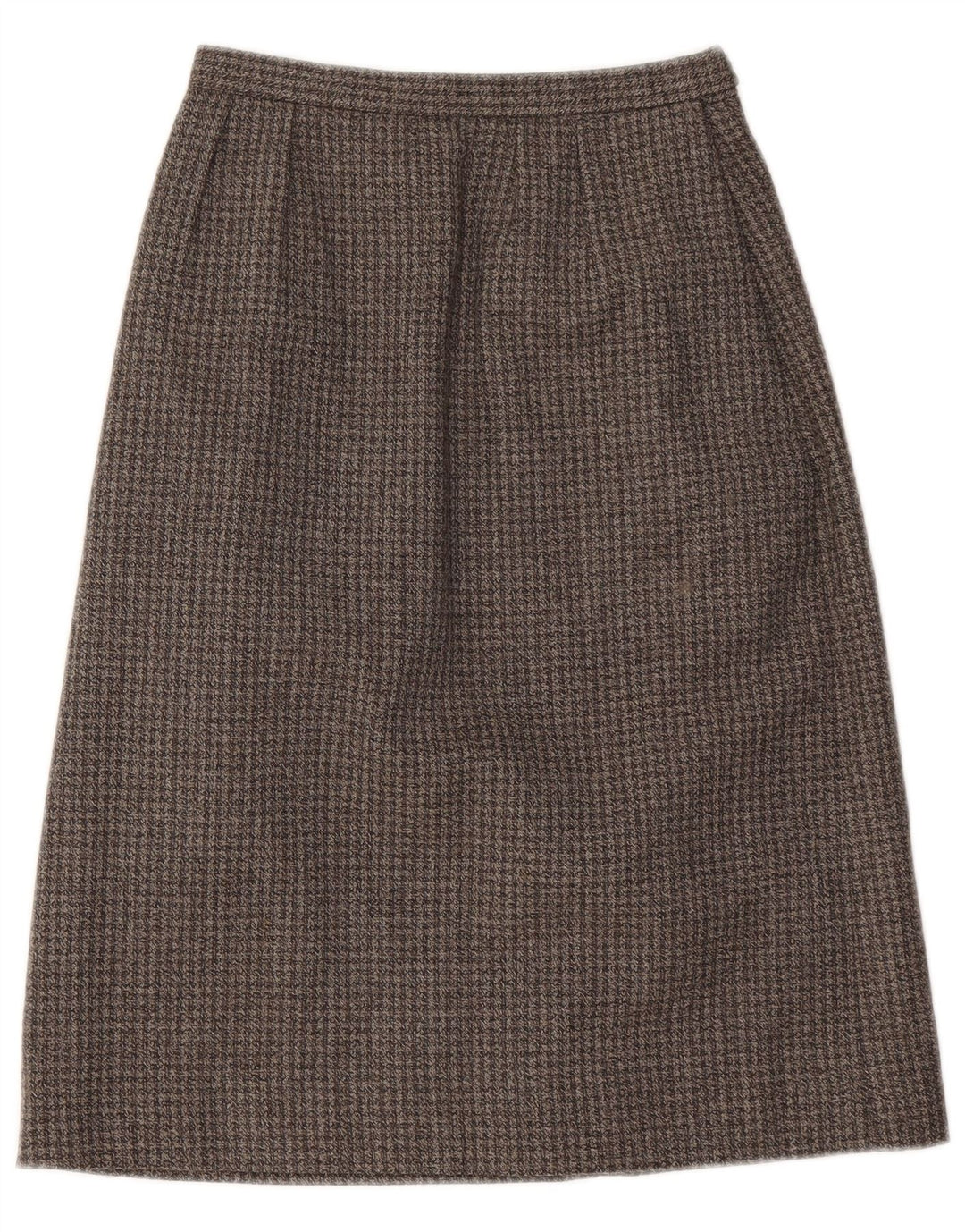 vintage Femme A-Line Jupe W22 2XS Gris Pied-de-poule