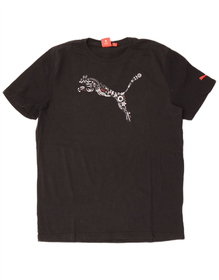 Puma T-shirt graphique pour hommes, grand, noir