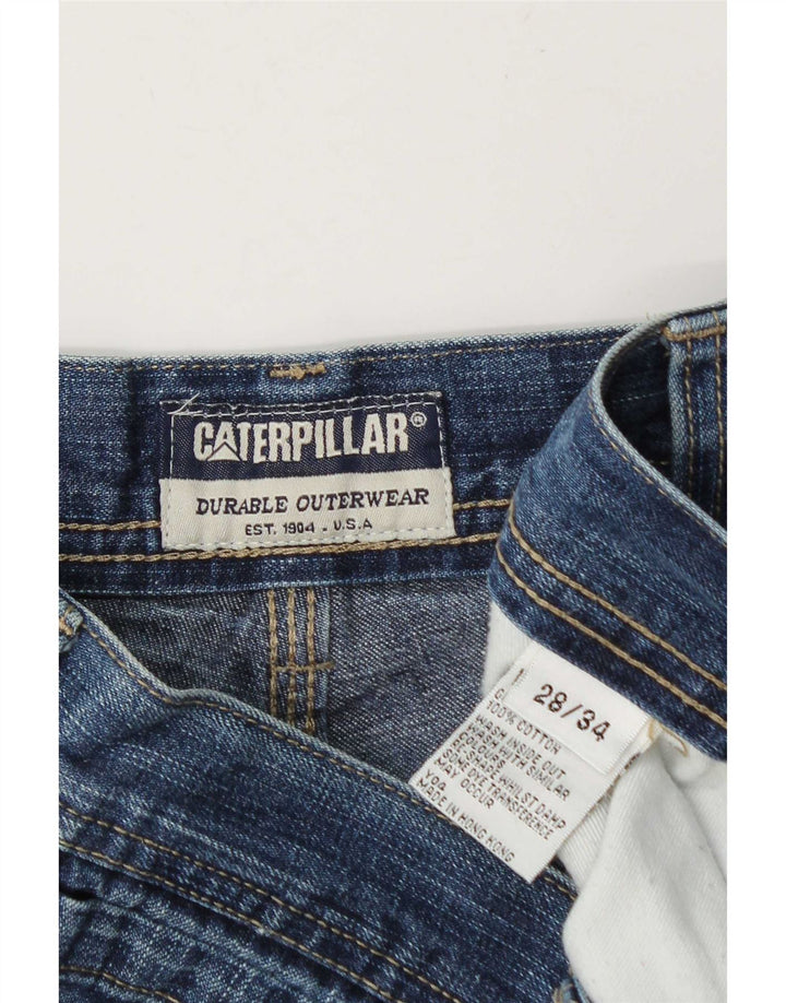 Caterpillar Jean Cargo Droit Homme W28 L31 Bleu Coton