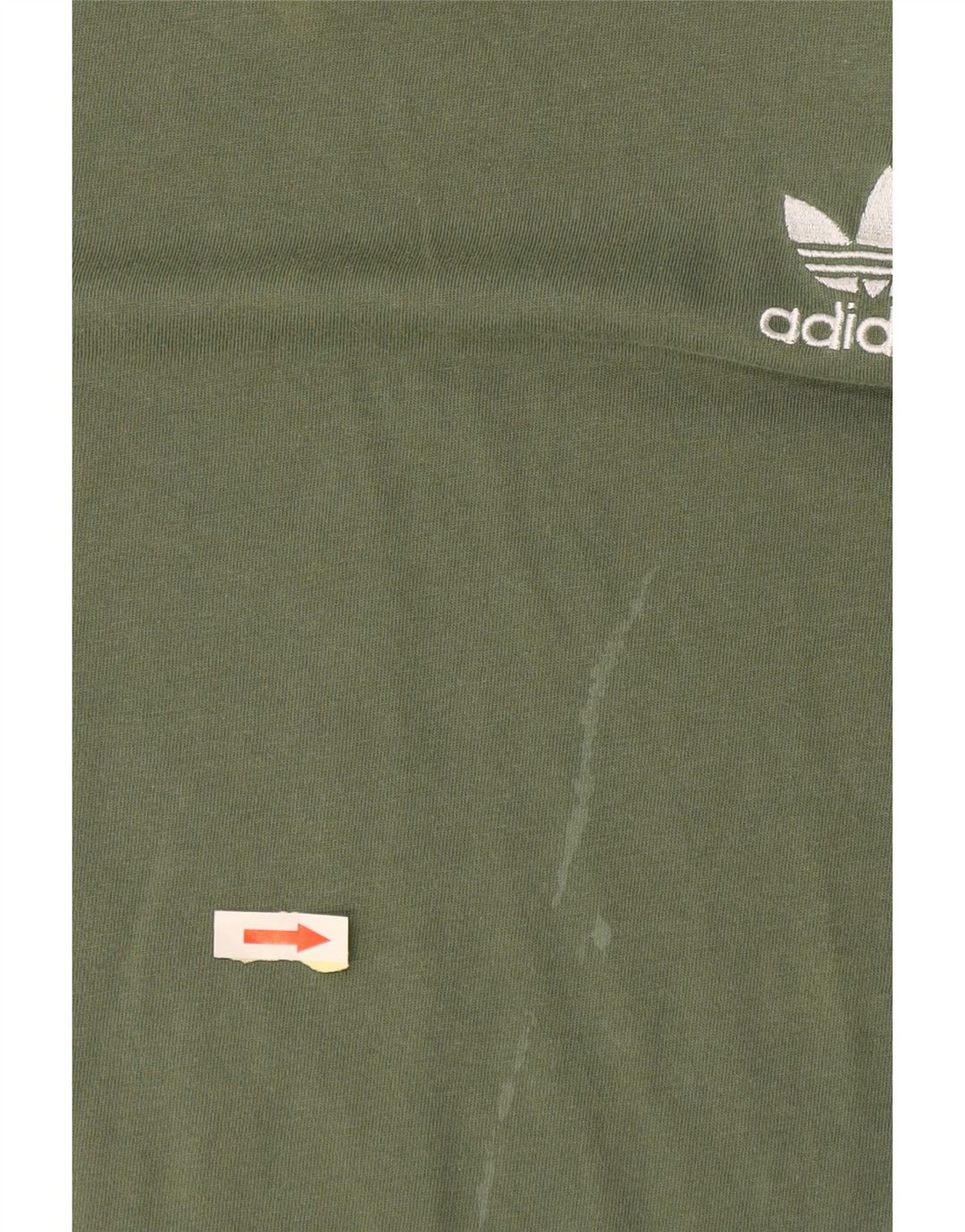 Adidas T-Shirt Homme Vert Moyen Coton