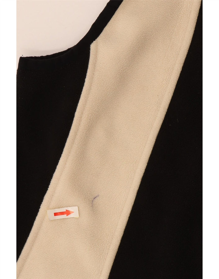 Musto Gilet polaire pour femme UK 12 Medium Noir Colorblock Polyester