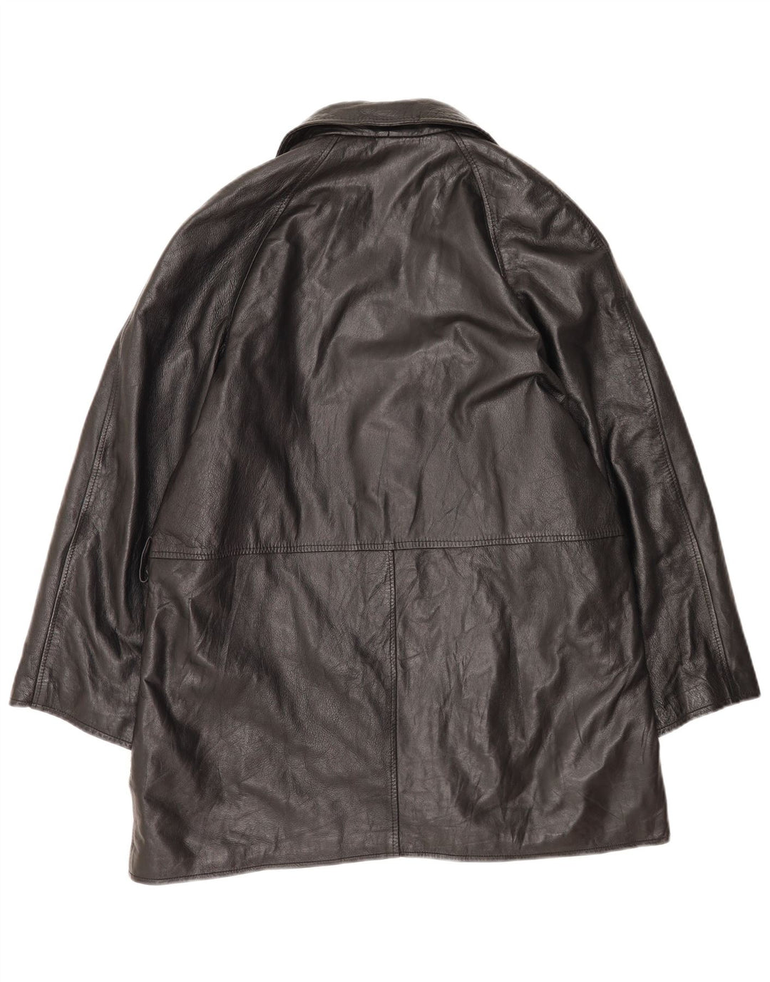 Mary Anne Veste en cuir pour femme UK 18 XL Noir